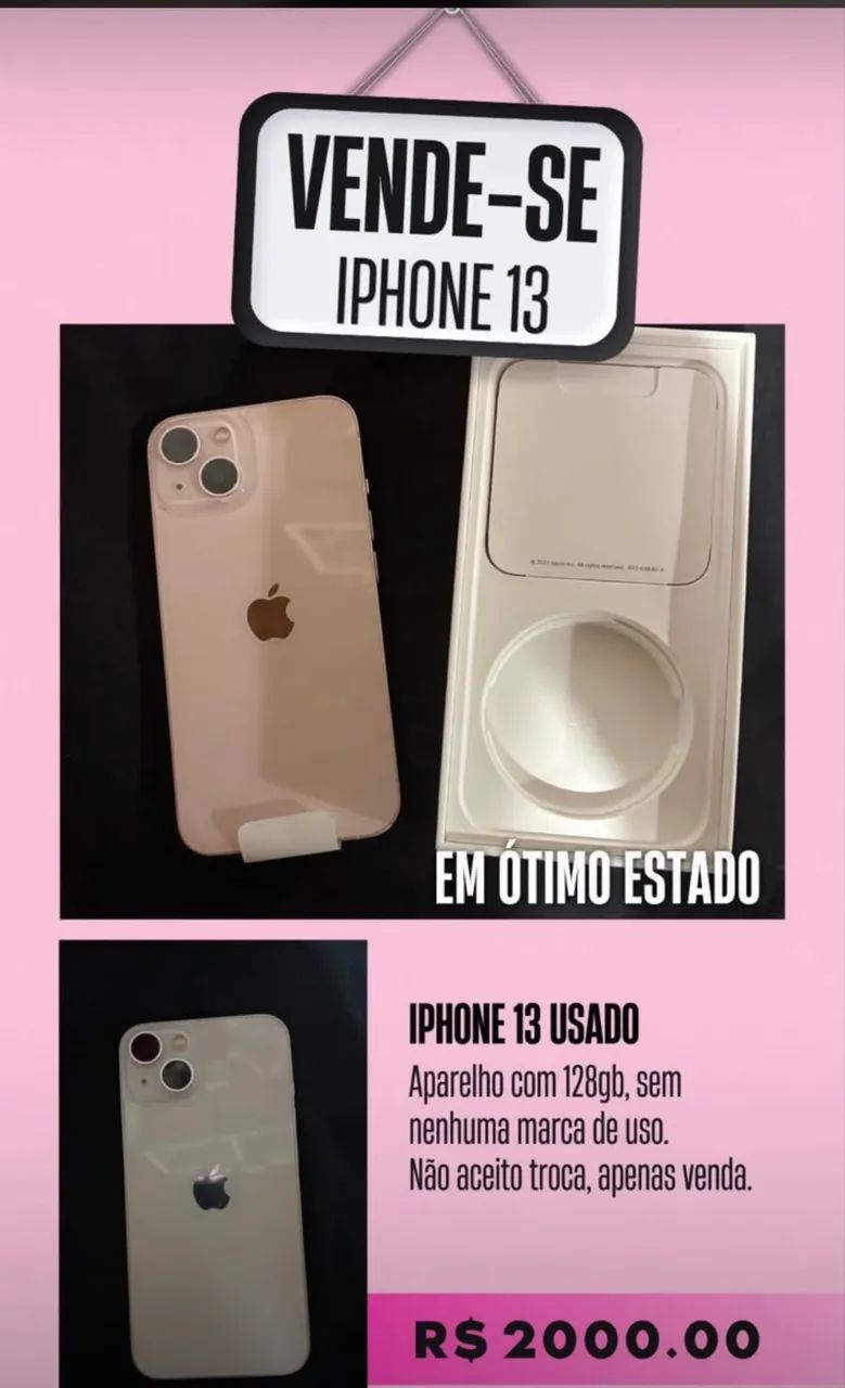 iPhone 13 excelente estado 