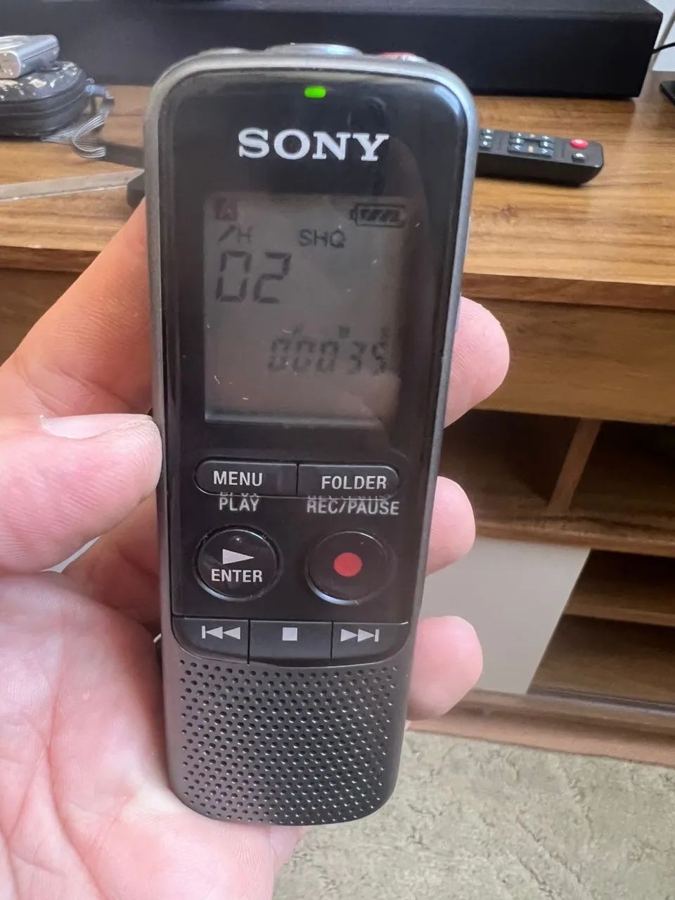 Gravador Sony 