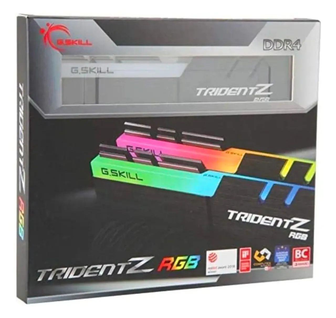 Memórias G.Skyll Trident Z RGB 32 GB ( 2 X 16 ) GB DDR4 3000 NA CAIXA COM POUCO USO