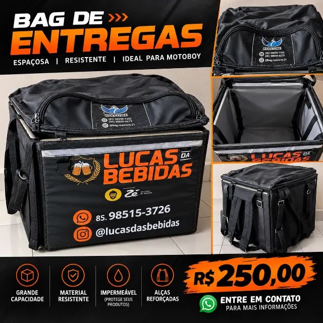 Bag 80 Litros para motoboy
