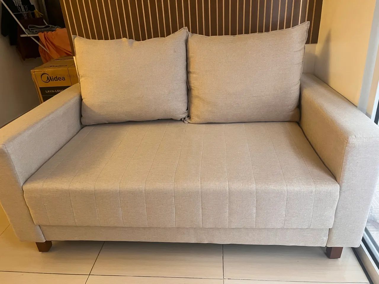 Sofá 2 Lugares - Modelo Requinte (Linho Premium)