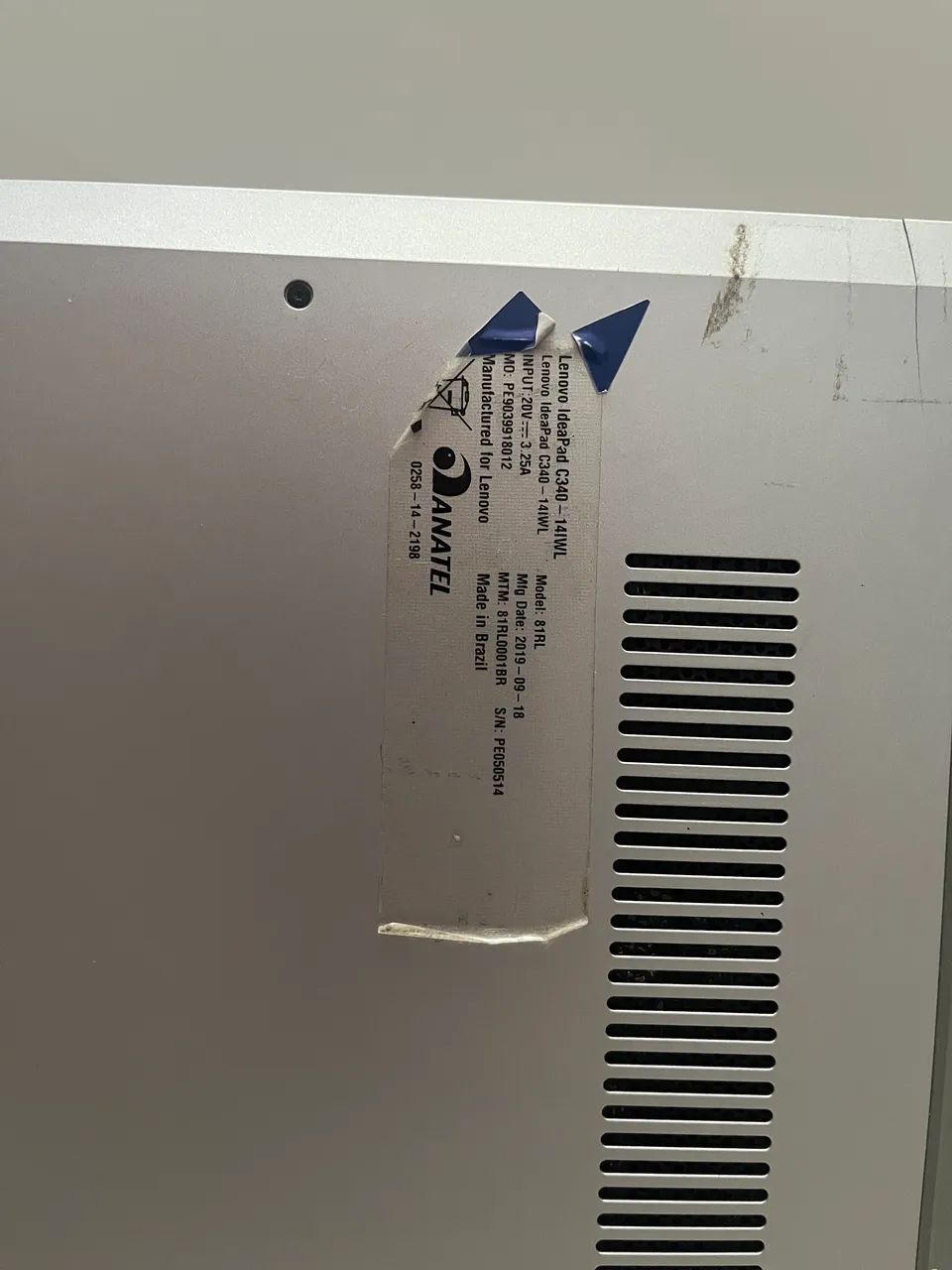 Notebook Lenovo Ideapad C340 - QUEBRADO - Foto 2