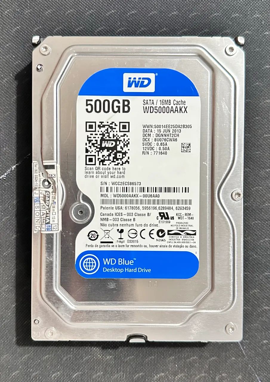 HD Sata WD Blue 500GB