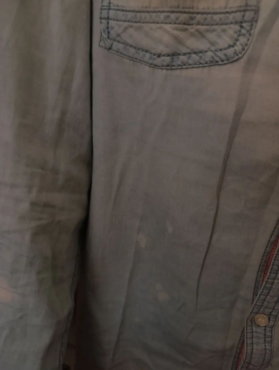 Camisa Cavalera Original Jeans Stone Washed - Tam M - Foto 4