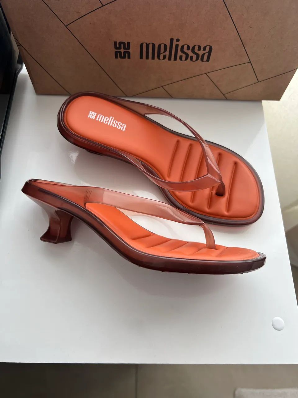 MELISSA THONG KITTEN HEEL - 33/34 - Foto 2