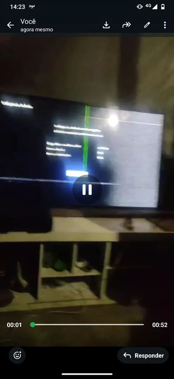 Tv smart Sony Bravia 65 Polegadas Com Listas na Tela e um Pouco escura de Resto Funciona . - Foto 2