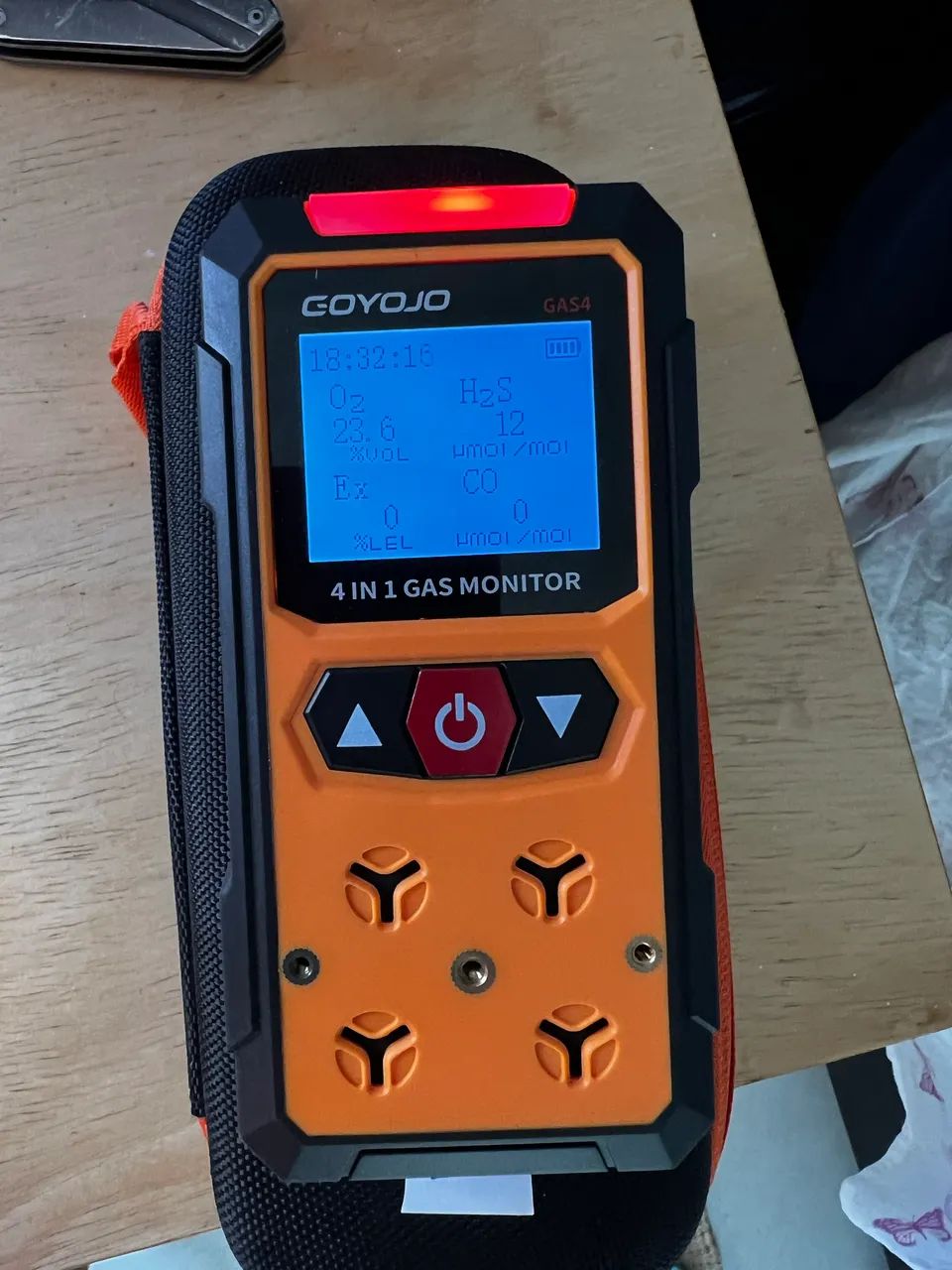 Medidor de gases