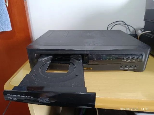 CD Player Philips CD 165 (não lê cd)  - Foto 2