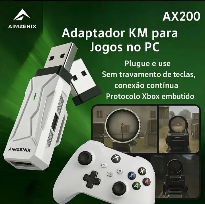 Conversor Aimzenix AX200 Pro PC Xbox PS Switch - Foto 2