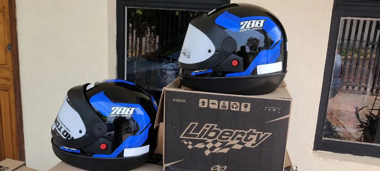 Capacete AUTOMÁTICO 56 E 58! COM BRINDE!