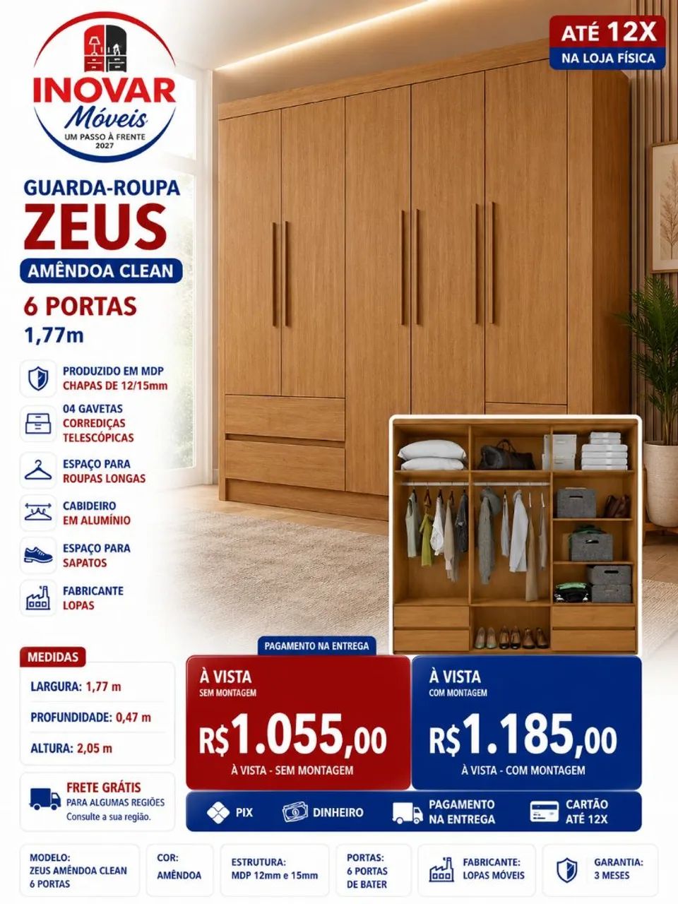 Guarda Roupa Zeus