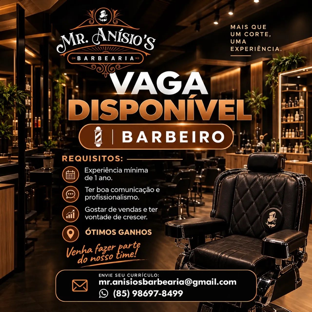 Vaga para Barbeiro  - Foto 2