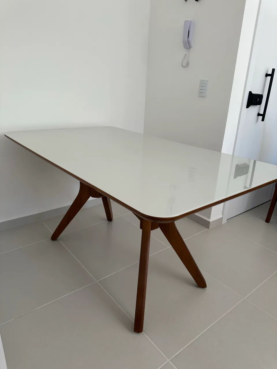 Mesa 6 lugares tampo de vidro  - Foto 2