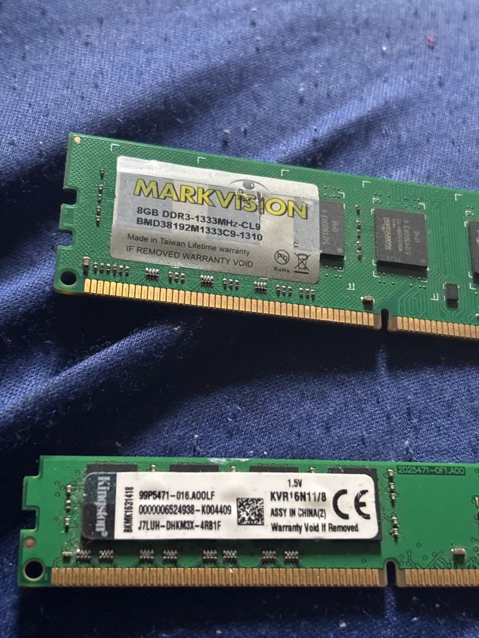 Memória 8GB.  Ddr3.  Pc.   Usada - Foto 2