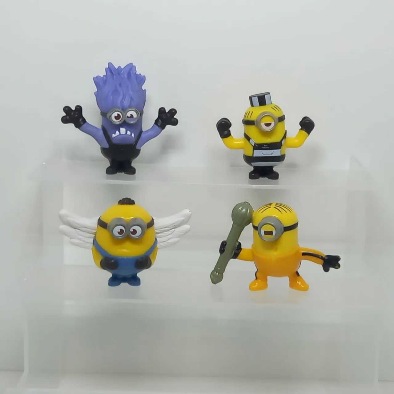 Lote 4 bonecos Minions McDonald's 2016