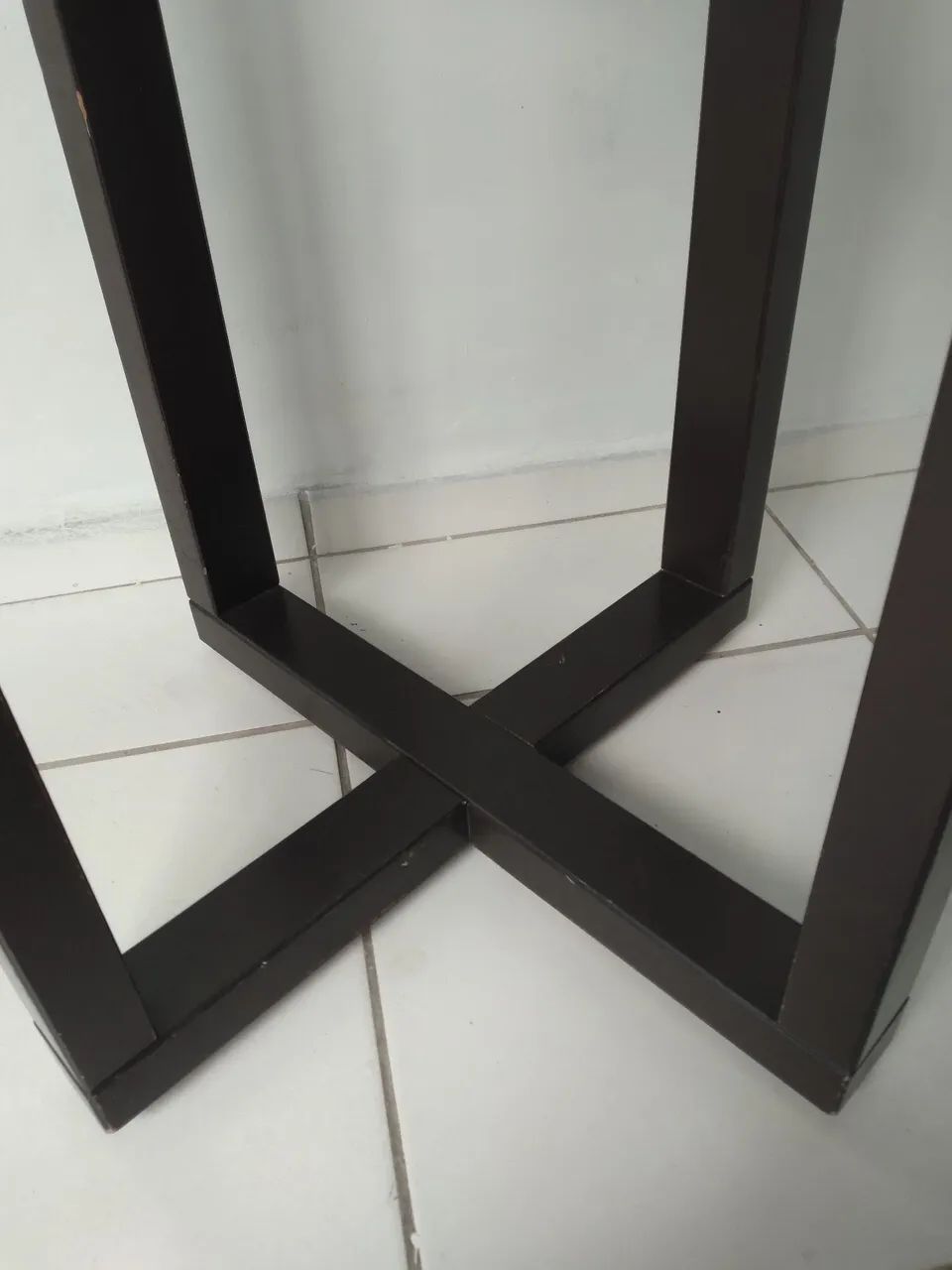 Base de madeira para mesa de vidro - Foto 4
