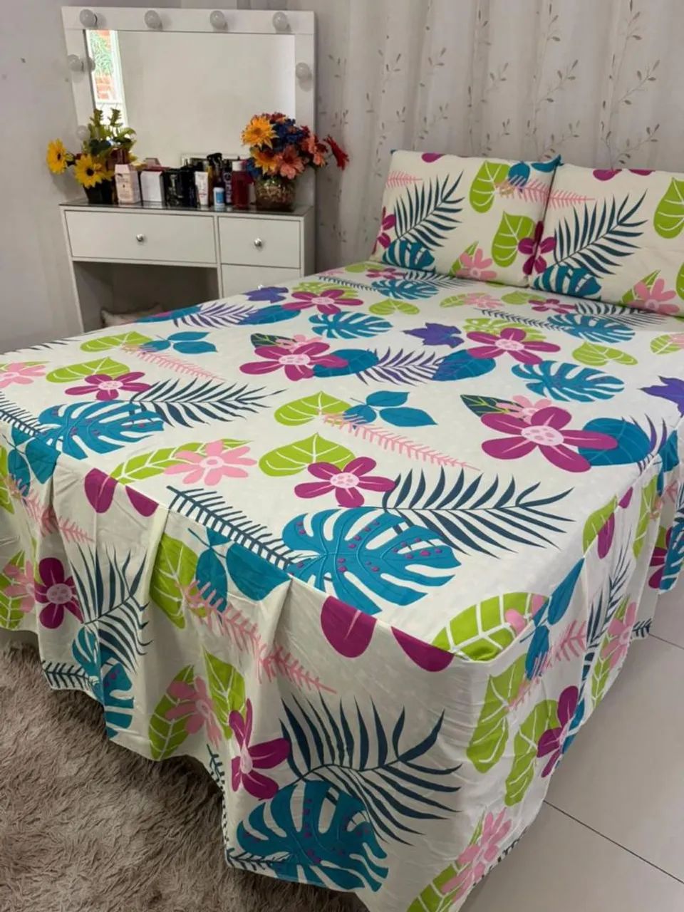 Colcha para cama casal e box - Foto 4