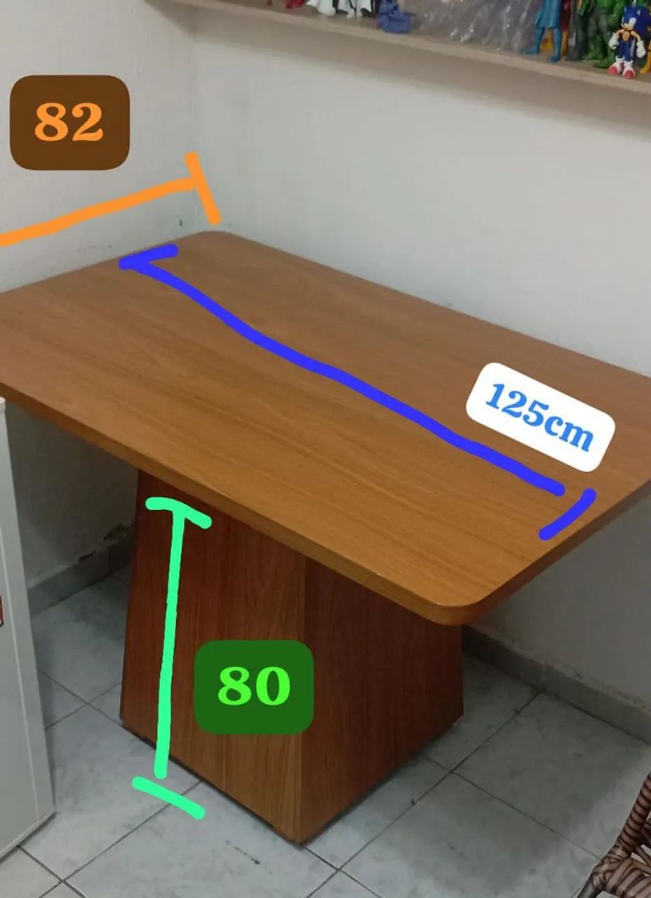 Mesa de jantar madeira bruta PLANEJADA - Foto 2
