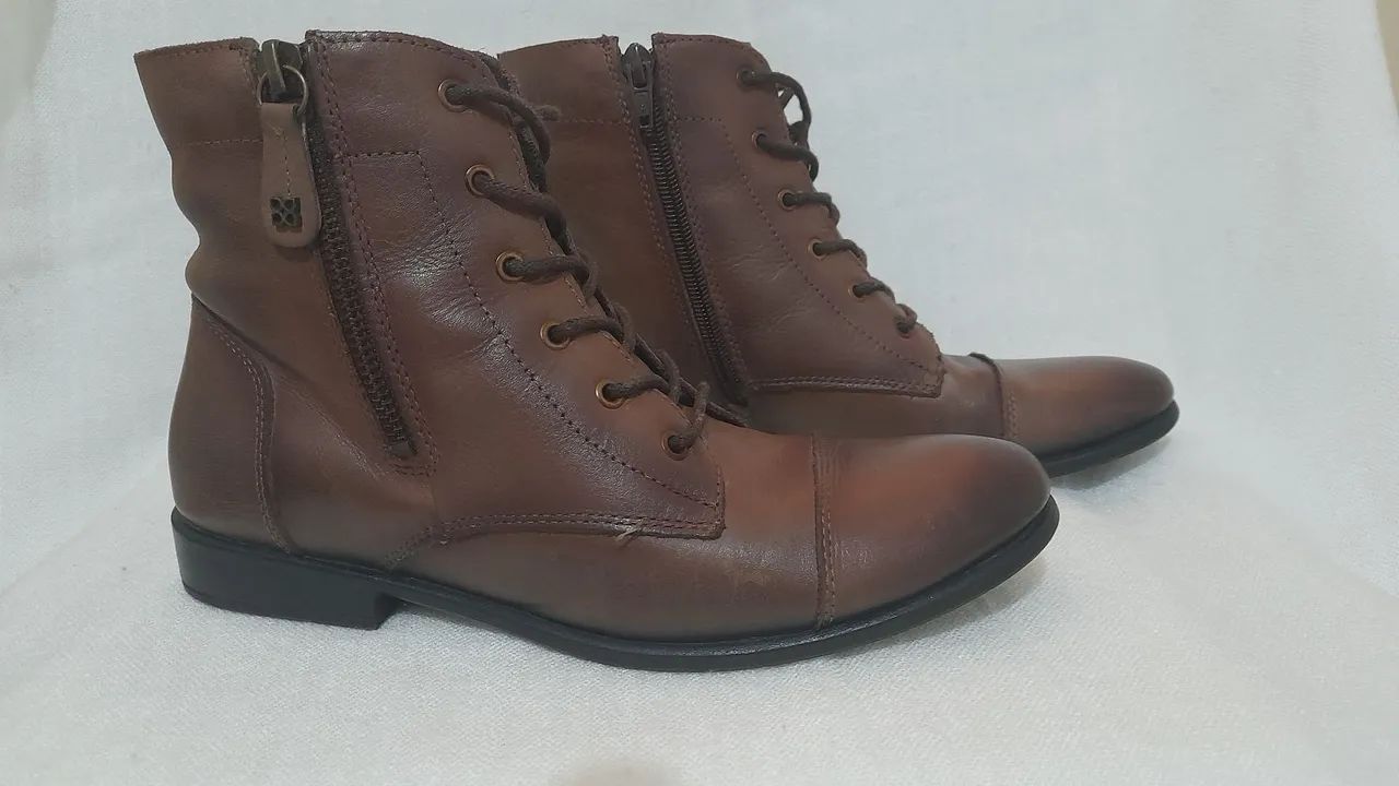 Bota em  couro Perlatto  - Foto 3