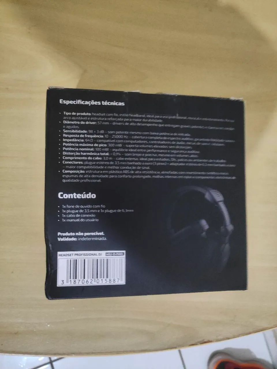 Fone de ouvido DJ profissional novo  - Foto 2