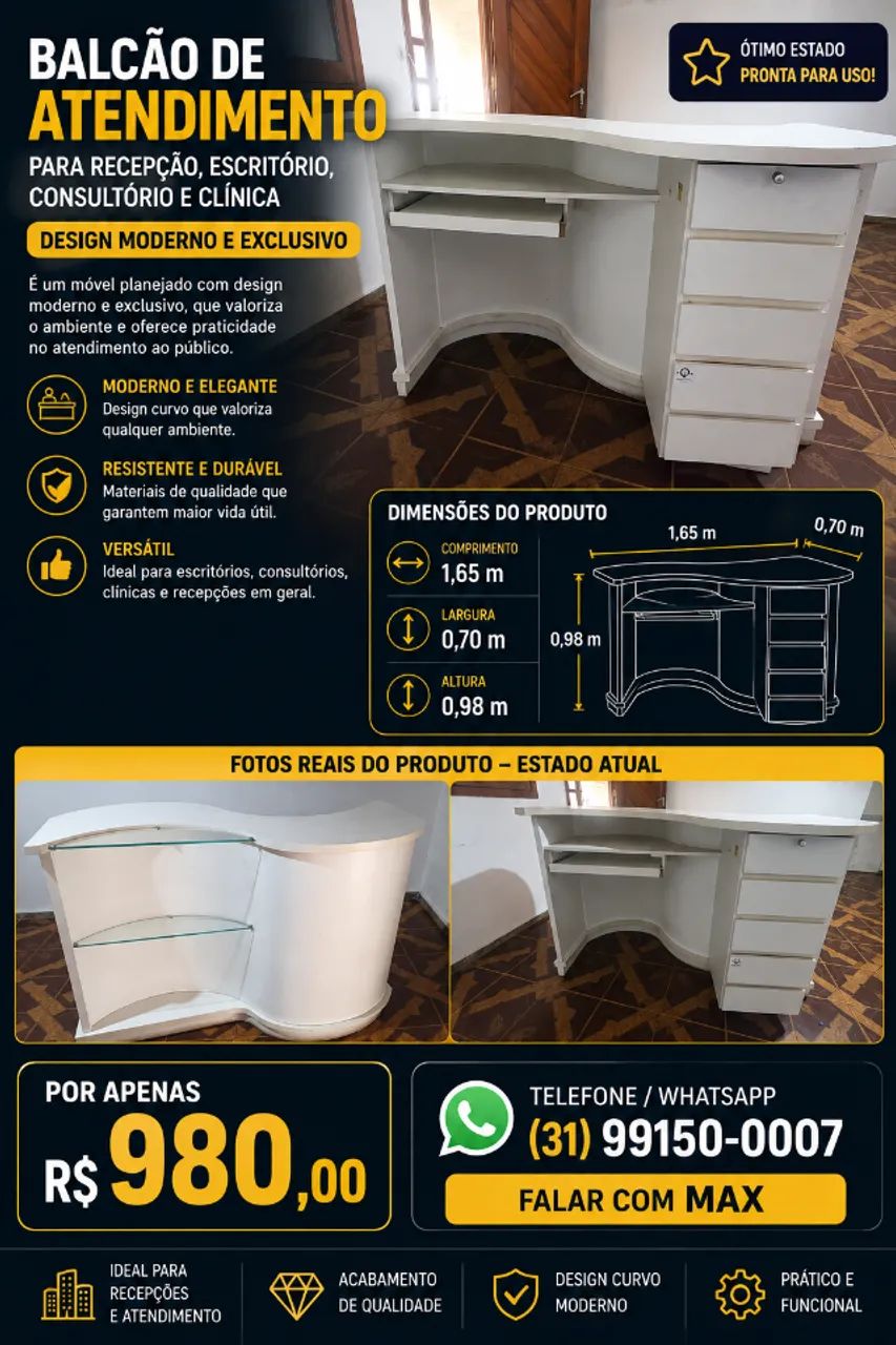 Balcão de Atendimento Escritório