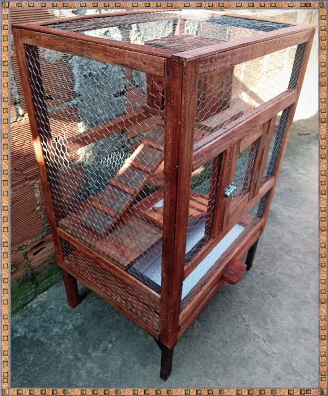 OFERTA Viveiro Envernizado Top para Roedores - Foto 3