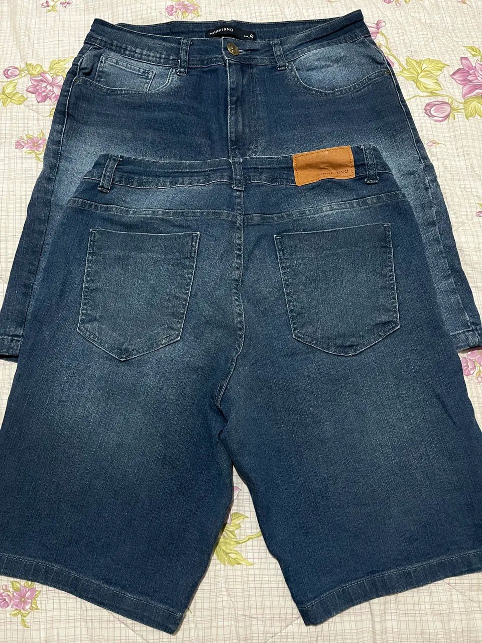 2 Bermuda Jeans 42 masculino  - Foto 2
