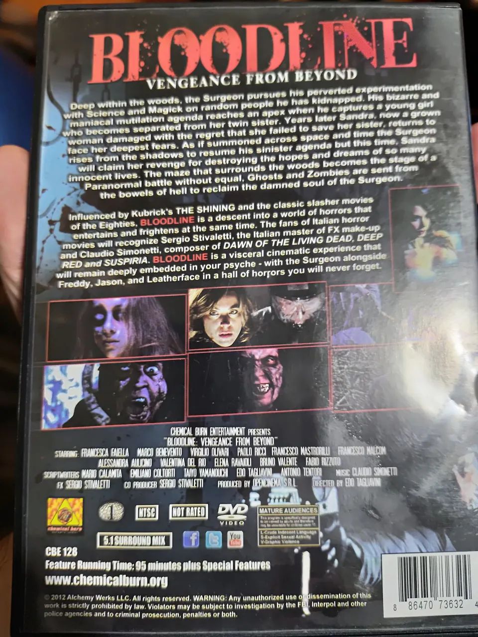 Dvd importado filme bloodline (usado em bom estado) - Foto 2