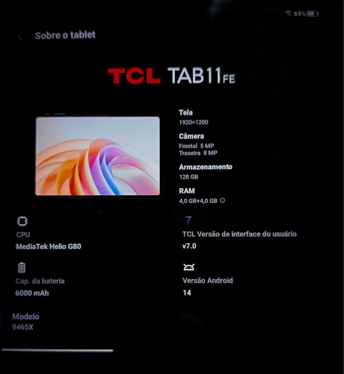 VENDO! Tablet TCL TAB11 FE