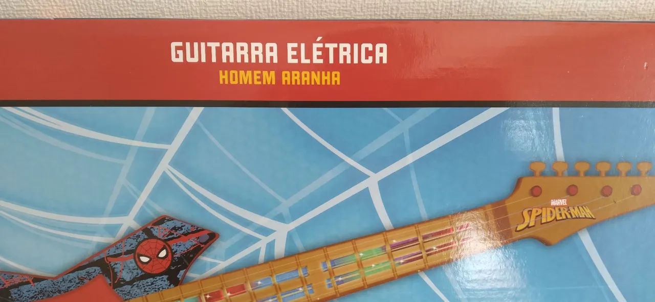 Guitarra infantil homen aranha  - Foto 3