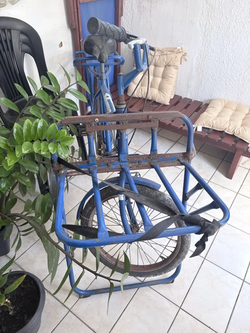 Bicicleta cargueiro pronta pro trabalho  - Foto 2