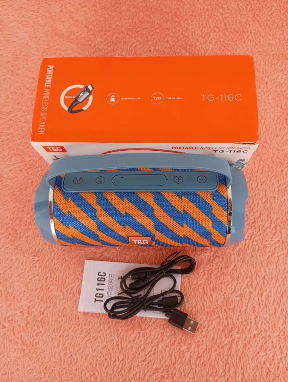 Caixa De Som Bluetooth Tws T&g 116c - Foto 4