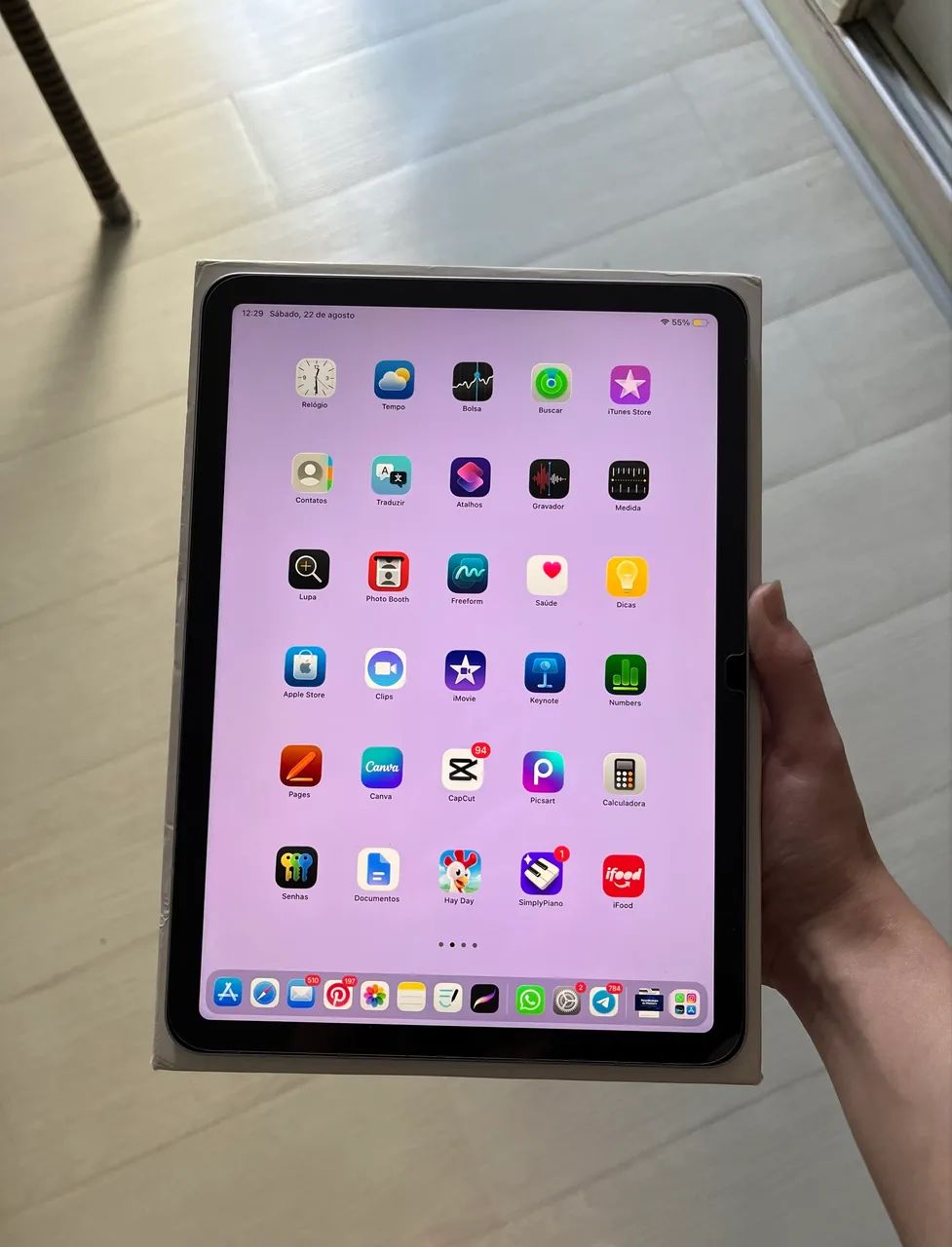 iPad Air M2 11 128GB WIFI, Roxo | 2024 - Foto 4