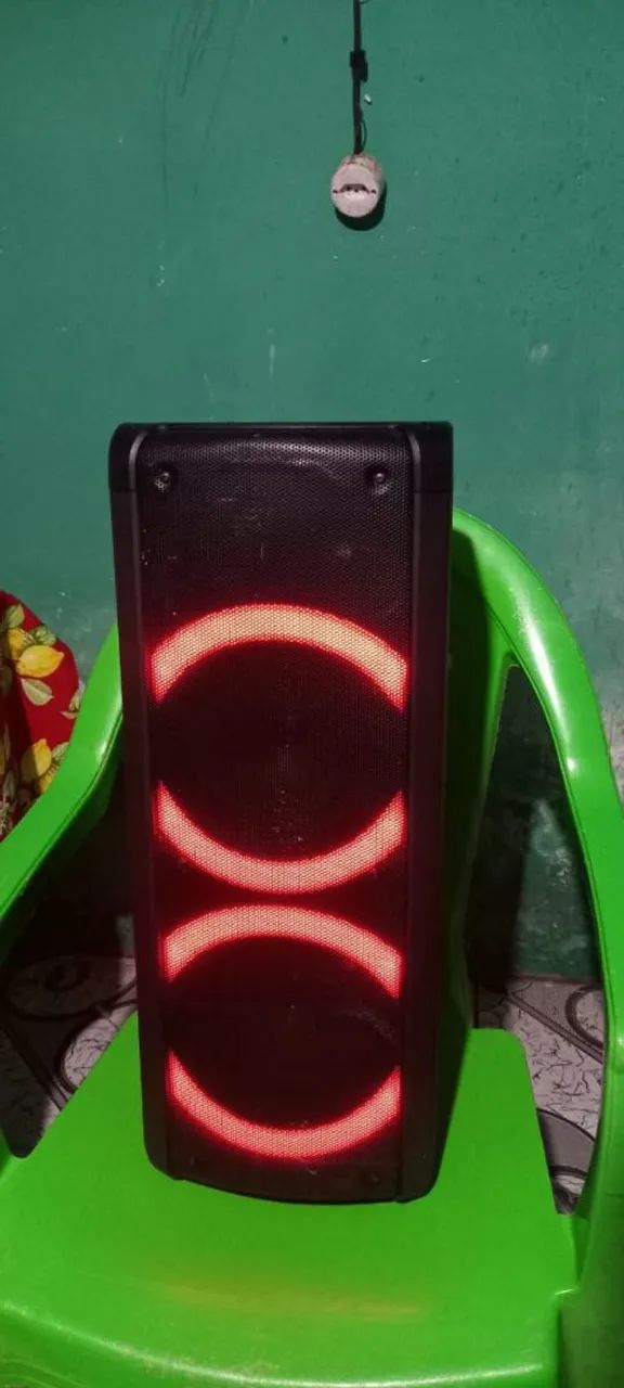 Caixa de som pulsebox 600w com leds - Foto 2
