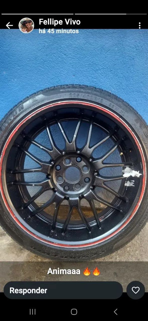 Rodas aro 18 com pneus novos