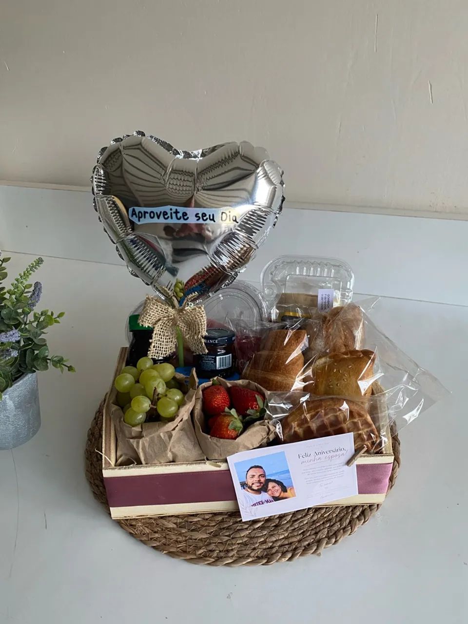 Cesta de café da manhã/ cesta da tarde/ pronta entrega  - Foto 2