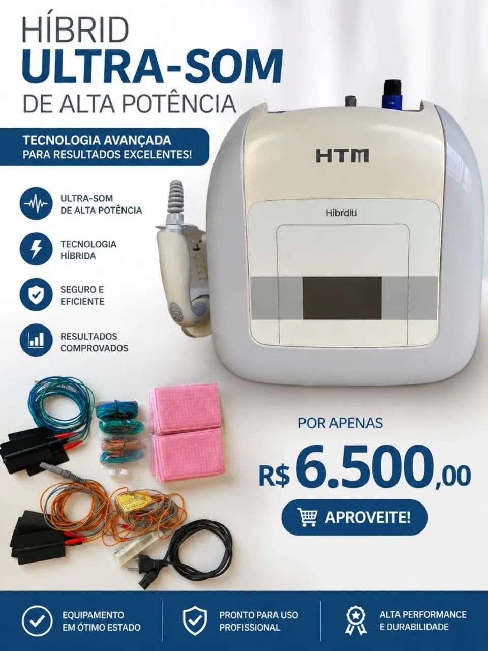 HÍBRID Ultra-Som de Alta Potência HTM - Completo