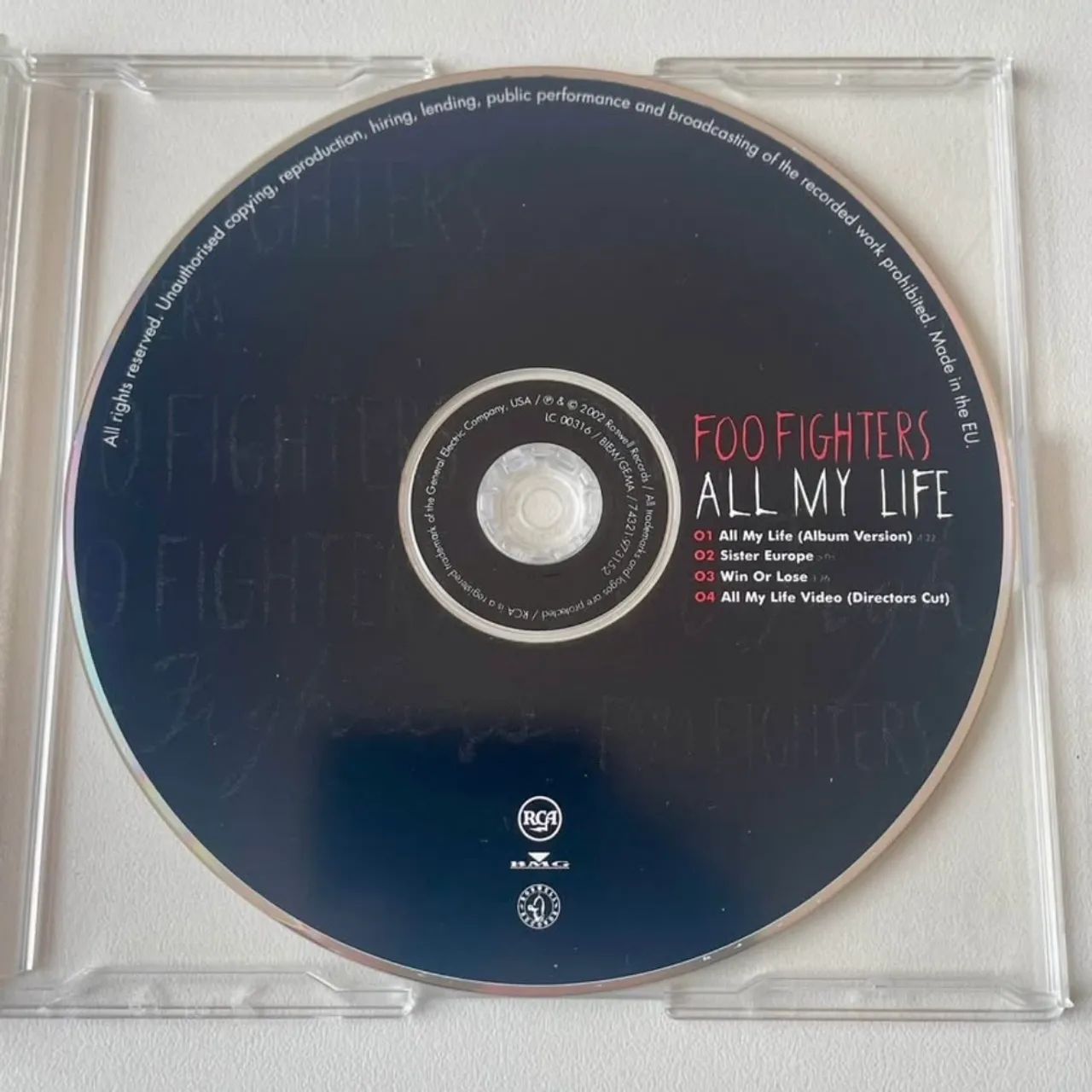 Foo Fighters All My Life Cd Single Importado Inglaterra UK - Foto 5