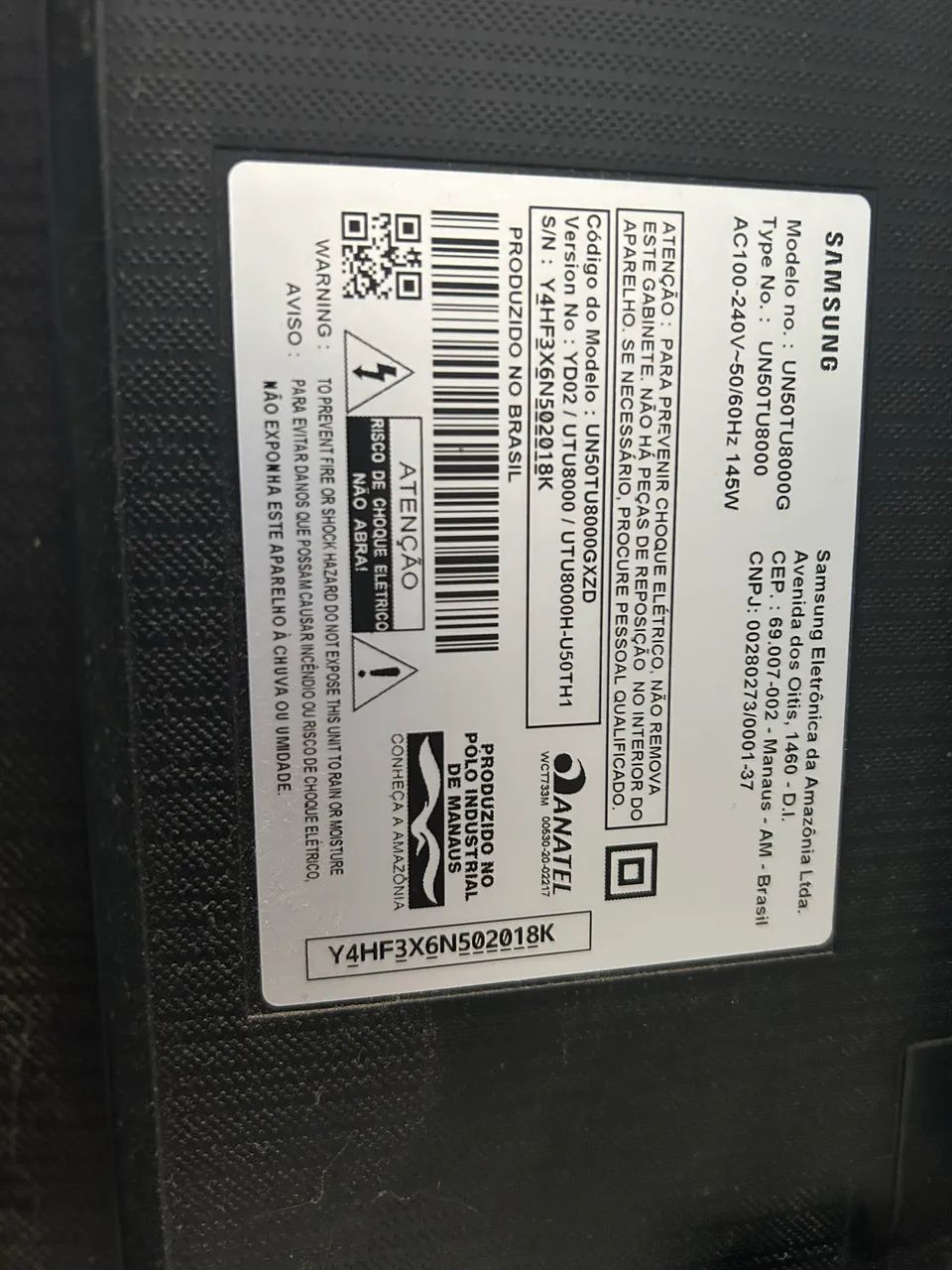 Vende-se Televisão Samsung 50 polegadas sai o áudio porém não sai a imagem.  - Foto 2