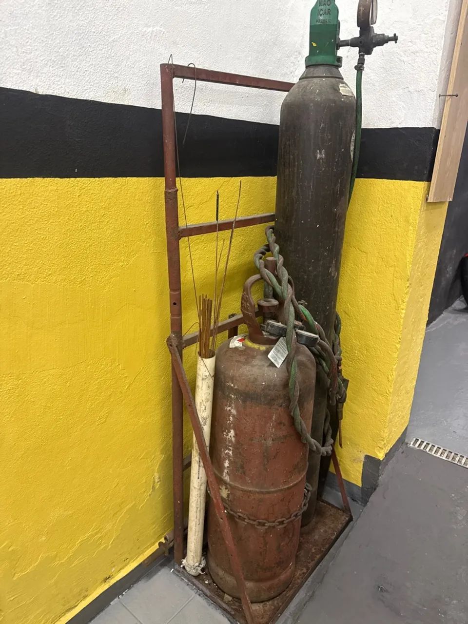 conjunto de solda e corte oxiacetilênico - Foto 2