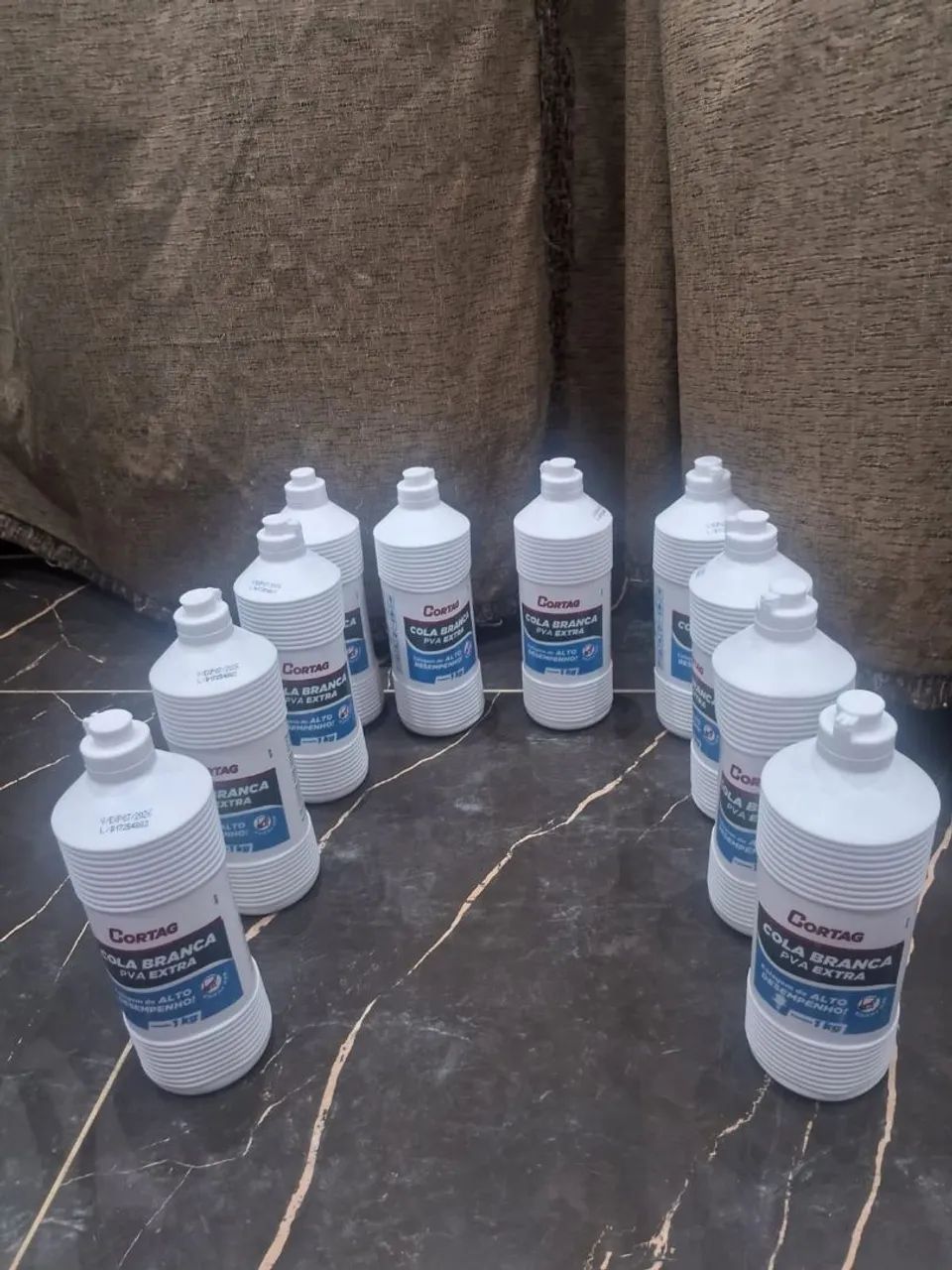 Kit com 10 cola branca PVA EXTRA Cortag<br>15.00 cada - Foto 2