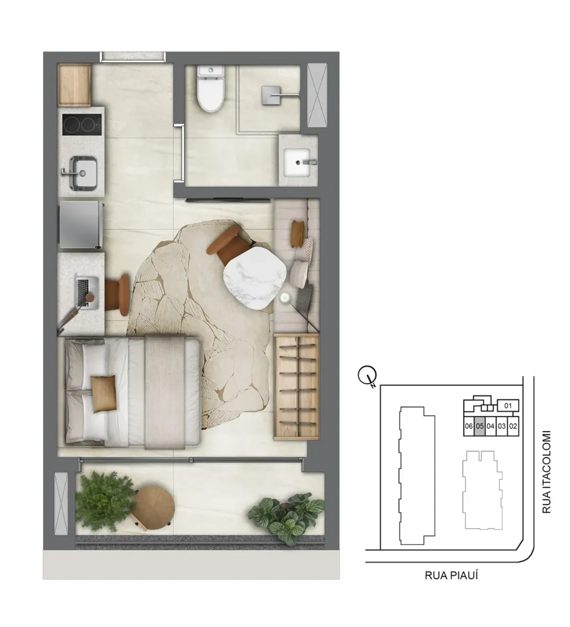 PLANTA 24m²