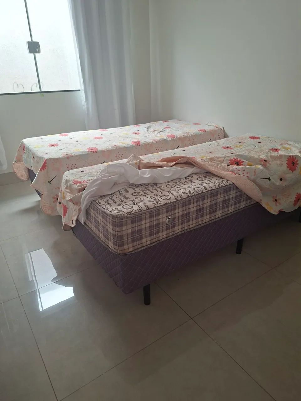 Cama solteiro box com colchão  - Foto 2