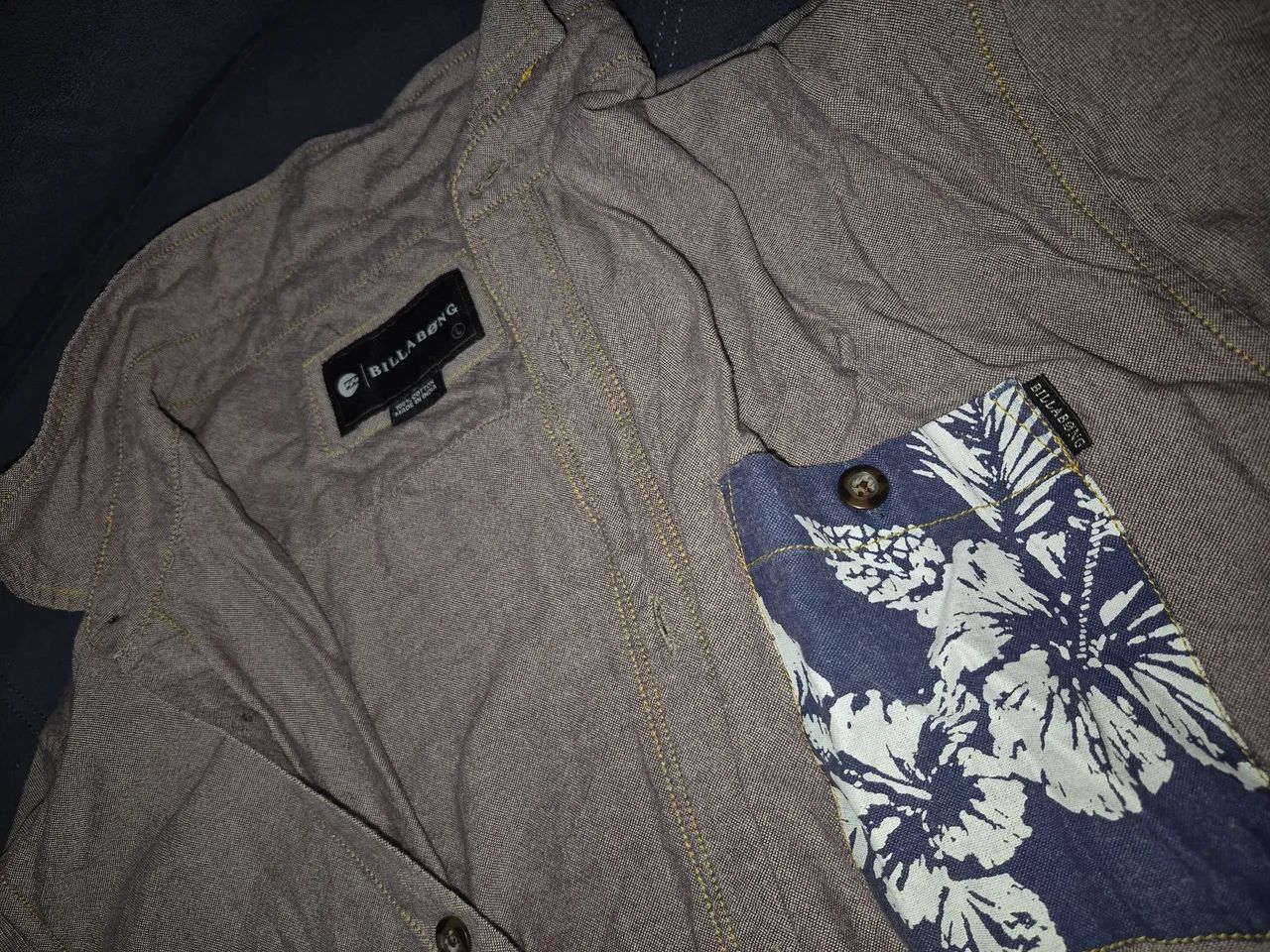 CAMISA BILLABONG ORIGINAL TAMAMHO G - Foto 4