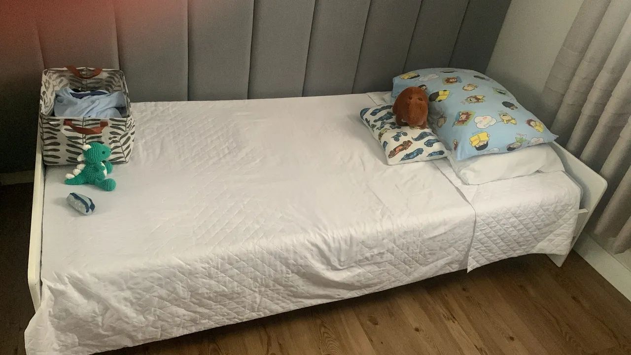 Cama solteiro com colchão  - Foto 4