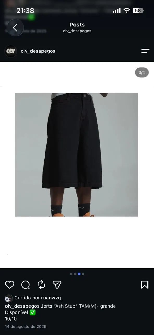 Jorts ?Ash stup? TAM - (M) VESTE G 10/10 - Foto 3