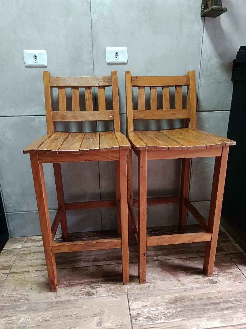 2 banquetas 100% PEROBA !! - Foto 2