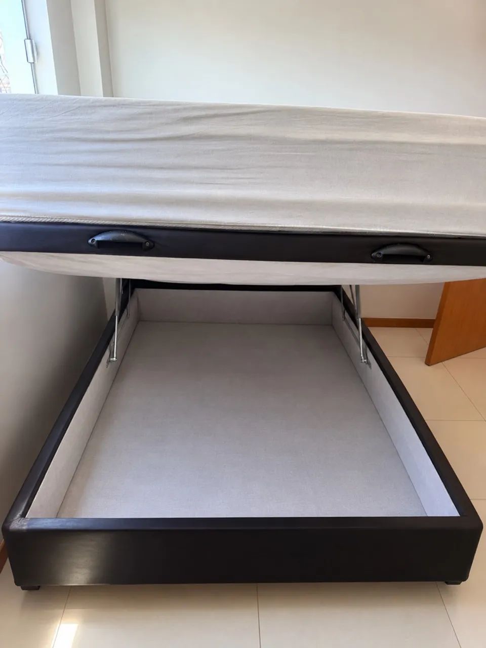 Cama baú Castor com colchão ortobom com pillow 