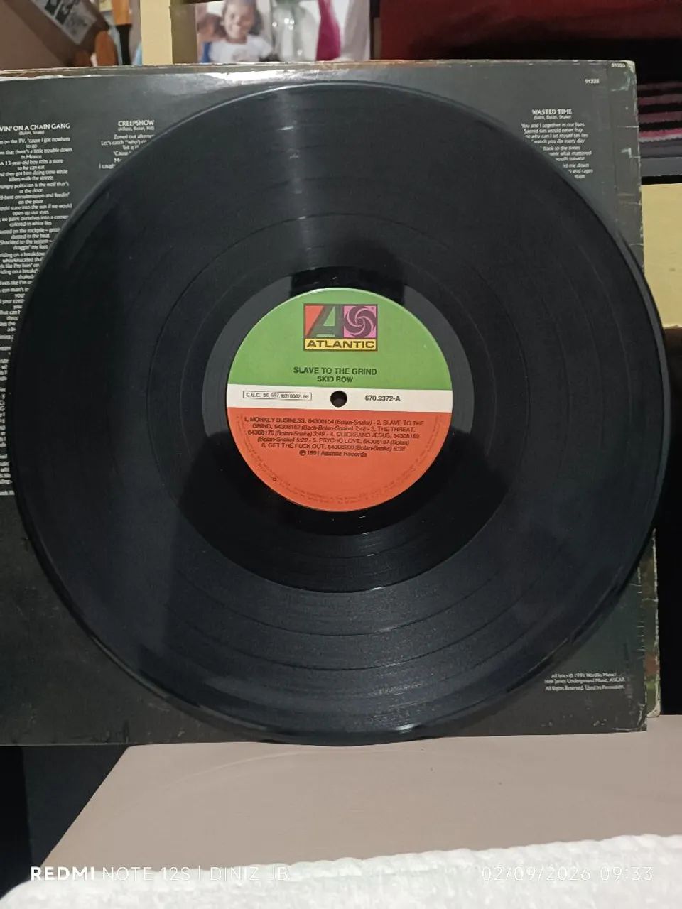 LP Skid Row - Slave To The Grind  - Foto 2