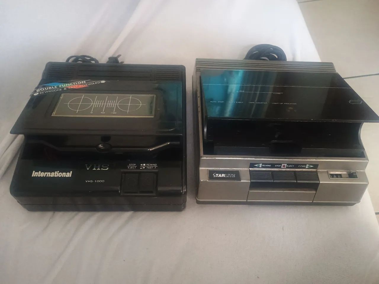 Lote com 2 aparelho Rebobinador de VHS ( no Estado ) - Foto 2